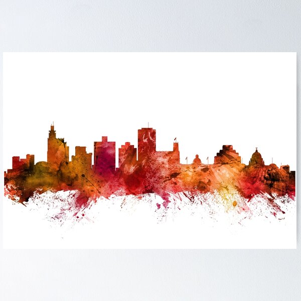 Item preview, Jackson Mississippi Skyline designed and sold by ArtPrints.