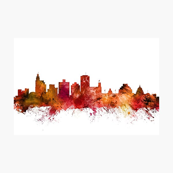 Item preview, Jackson Mississippi Skyline designed and sold by ArtPrints.