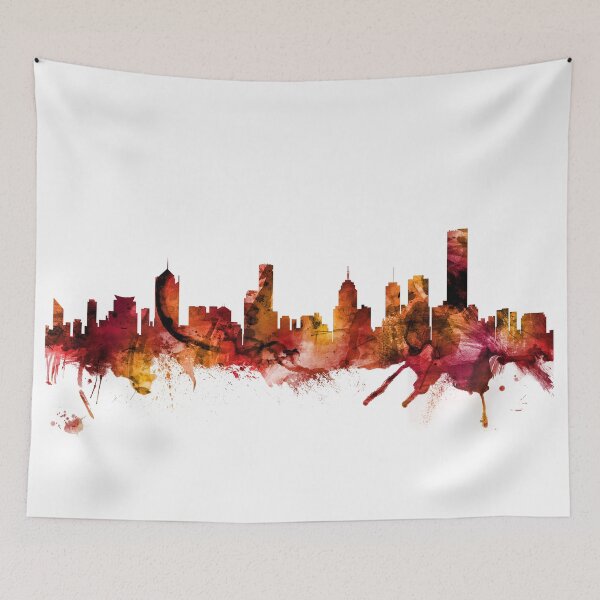 Item preview, Melbourne Australia Skyline designed and sold by ArtPrints.