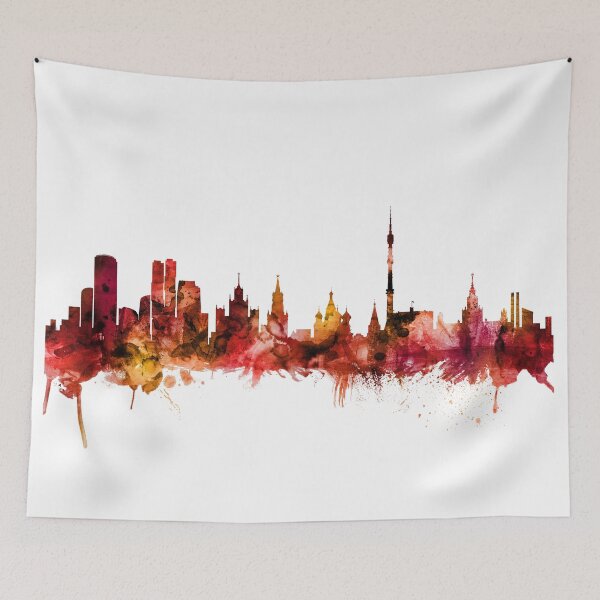 Item preview, Moscow Russia Skyline designed and sold by ArtPrints.