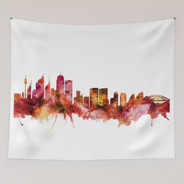 Item preview, Sydney Australia Skyline designed and sold by ArtPrints.