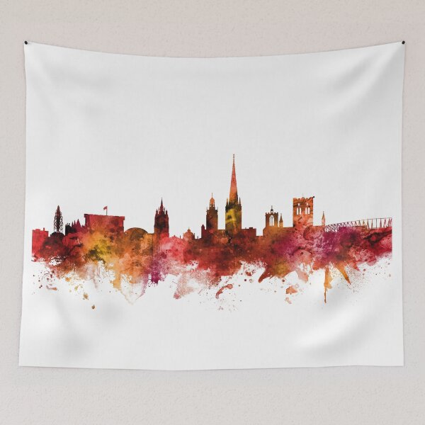 Item preview, Norwich England Skyline designed and sold by ArtPrints.