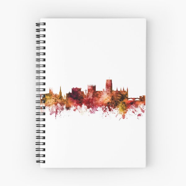Item preview, Durham England Skyline Cityscape designed and sold by ArtPrints.