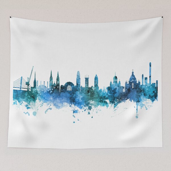 Artikelvorschau, Helsinki Finland Skyline entworfen und verkauft von ArtPrints.
