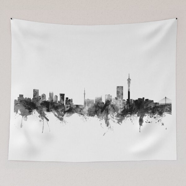 Item preview, Johannesburg South Africa Skyline designed and sold by ArtPrints.