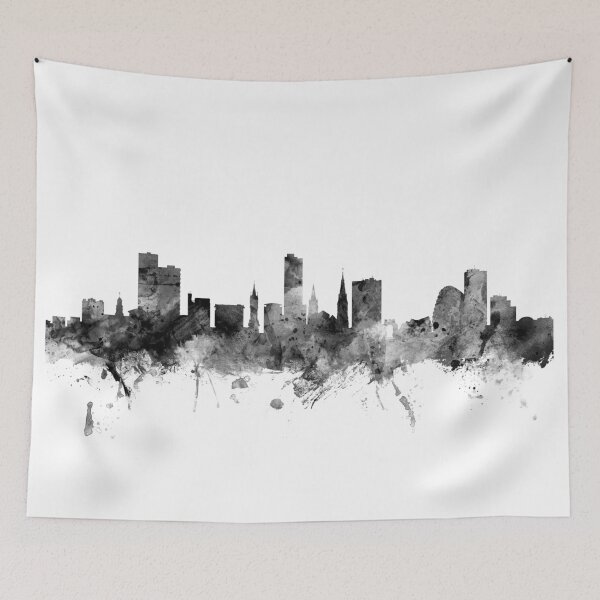 Item preview, Leicester England Skyline designed and sold by ArtPrints.