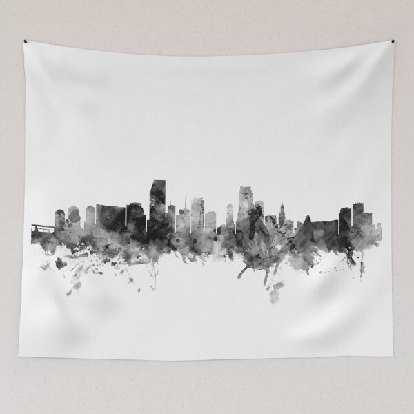 Item preview, Miami Florida Skyline designed and sold by ArtPrints.