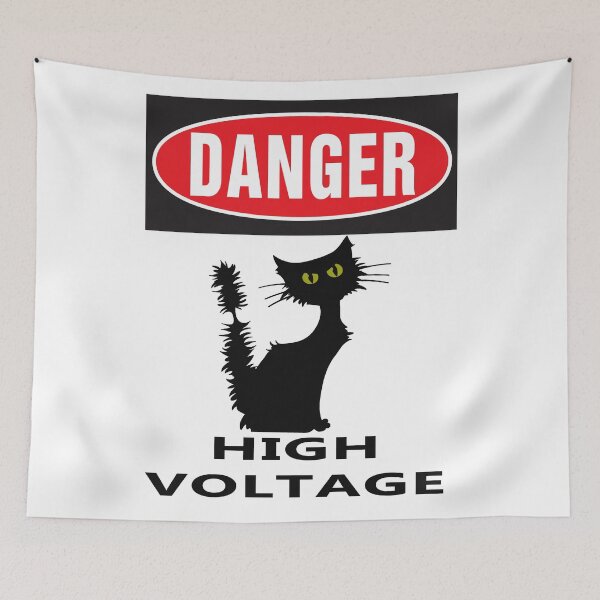Item preview, HIGH VOLTAGE CAT designed and sold by MGphotoart.