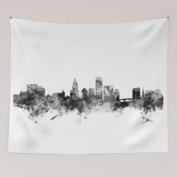Item preview, Providence Rhode Island Skyline designed and sold by ArtPrints.