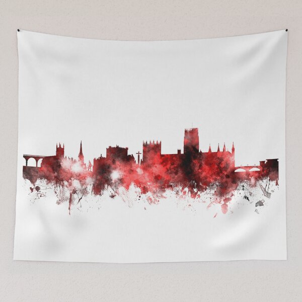 Item preview, Durham England Skyline Cityscape designed and sold by ArtPrints.