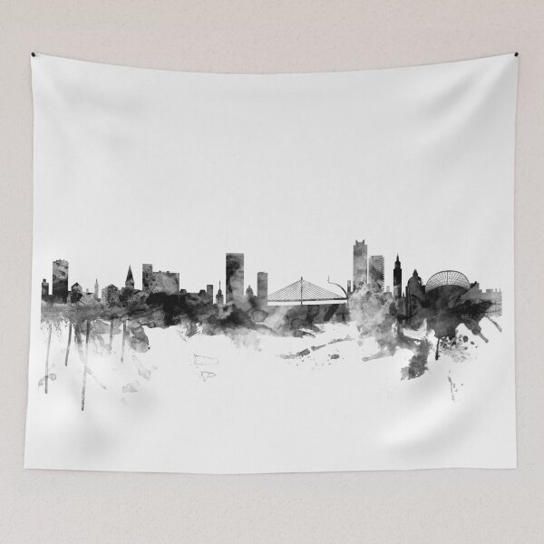 Item preview, Liege Belgium Skyline designed and sold by ArtPrints.
