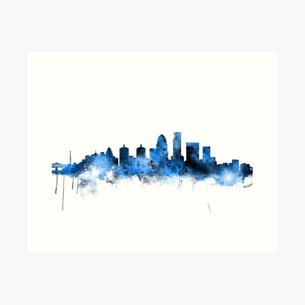 Item preview, Louisville Kentucky City Skyline designed and sold by ArtPrints.