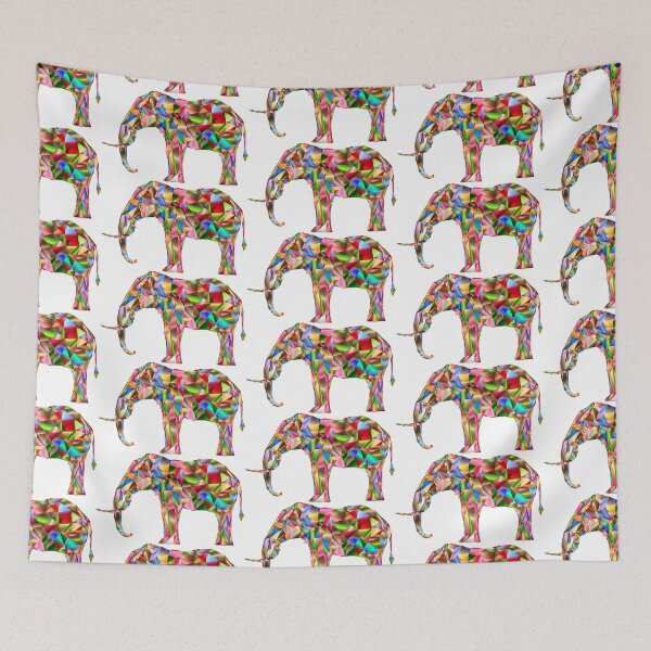 Item preview, 3D Elephent Colorful design designed and sold by Brigianna.
