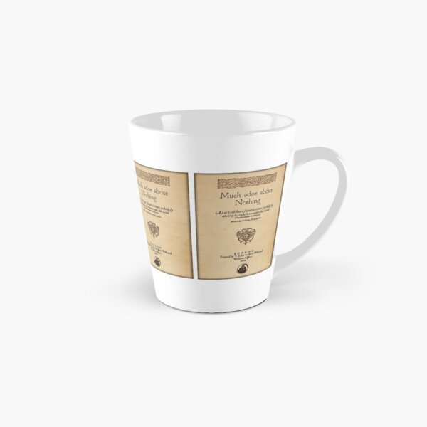 Shakespeare's Much Ado About Nothing Front Piece Tall Mug