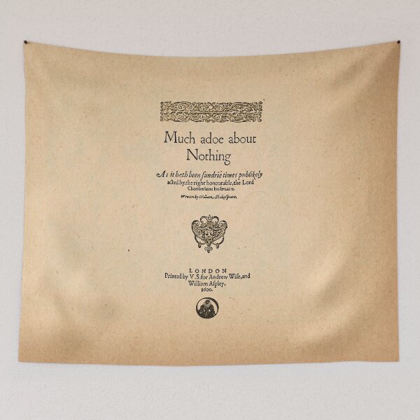 Item preview, Shakespeare's Much Ado About Nothing Front Piece designed and sold by Styled Vintage.