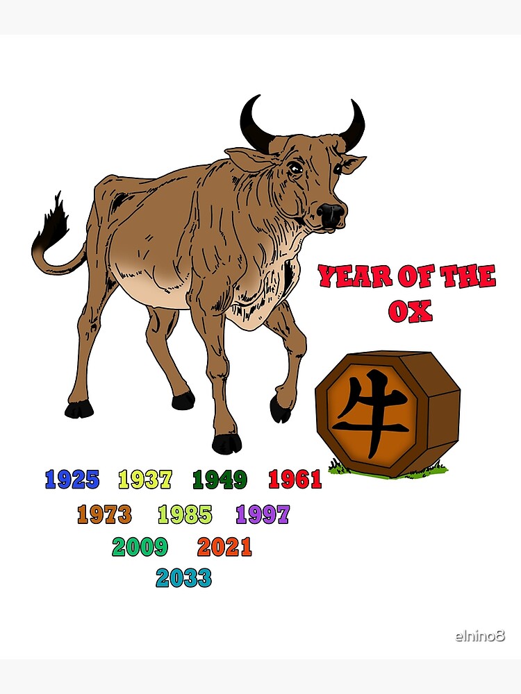 Year of the Ox Gift idea for zodiac friends