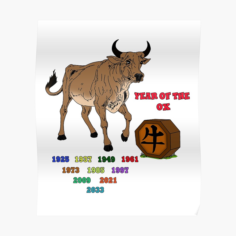 Year of the Ox Gift idea for zodiac friends Year of the Ox Gift idea for zodiac friends