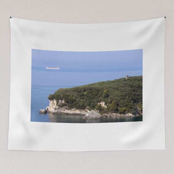 Item preview, Cruiser ship sails on the Ionian Sea Parga Greece summer season designed and sold by goceris.