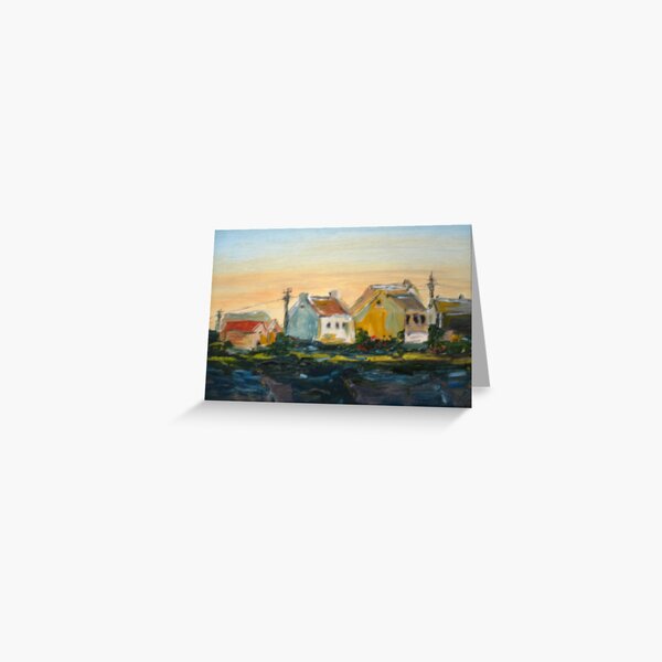 The hamlet of houses Greeting Card