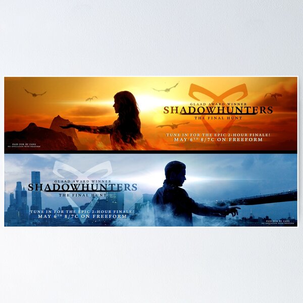 Save Shadowhunters - IconicNephilim NYC Billboard Design - Middle Poster