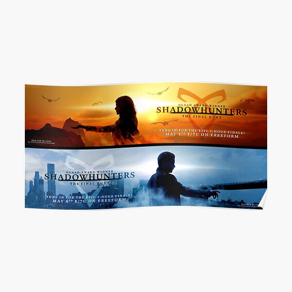 Save Shadowhunters - IconicNephilim NYC Billboard Design - Middle Poster