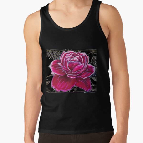 Pink Rose Tank Top