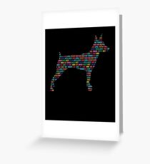 Rat Terrier Shirt Dog Words Tshirt Gift for Dog Lover Greeting Card