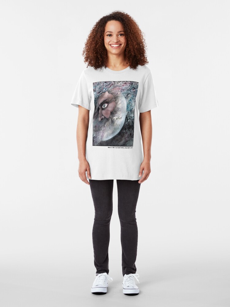 Alternate view of Moon In Man Slim Fit T-Shirt