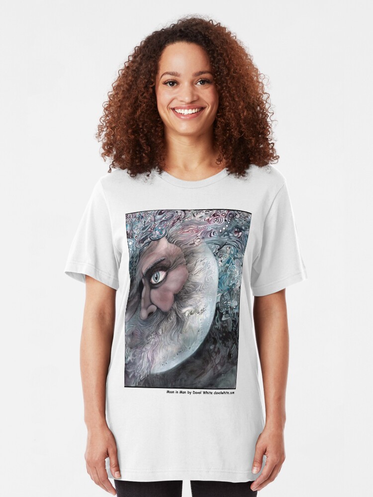 Alternate view of Moon In Man Slim Fit T-Shirt