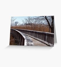 Heading into pampas territory Greeting Card