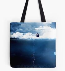 There is a man who lives on a cloud. Tote Bag