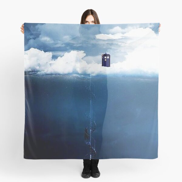 There is a man who lives on a cloud. Scarf