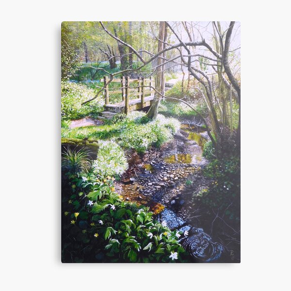 Woodland Spring Metal Print