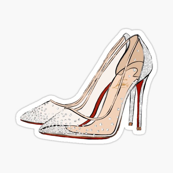 Wedding High Heels Sticker