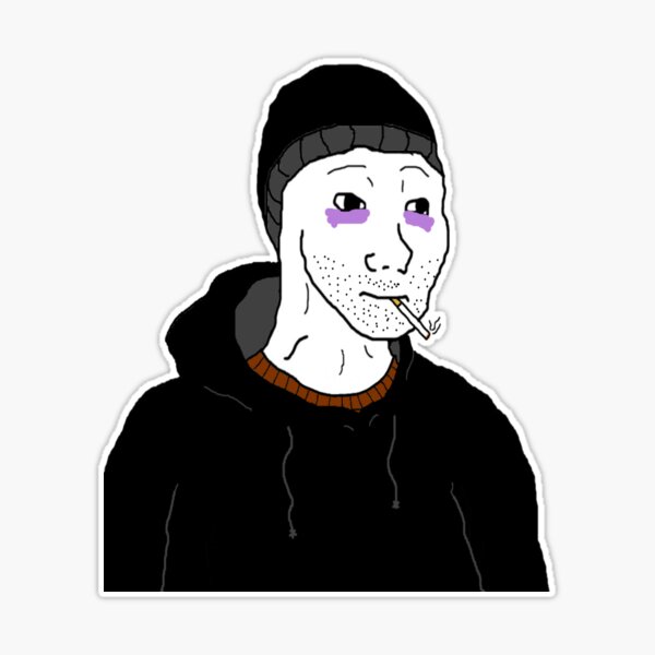 Doomer Wojak w/ Stubble - Drawception