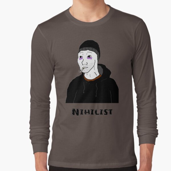 Doomer Wojak Meme Messy Boomer Doomed Nihilist T-Shirt