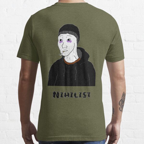 Doomer Wojak Meme Messy Boomer Doomed Nihilist T-Shirt