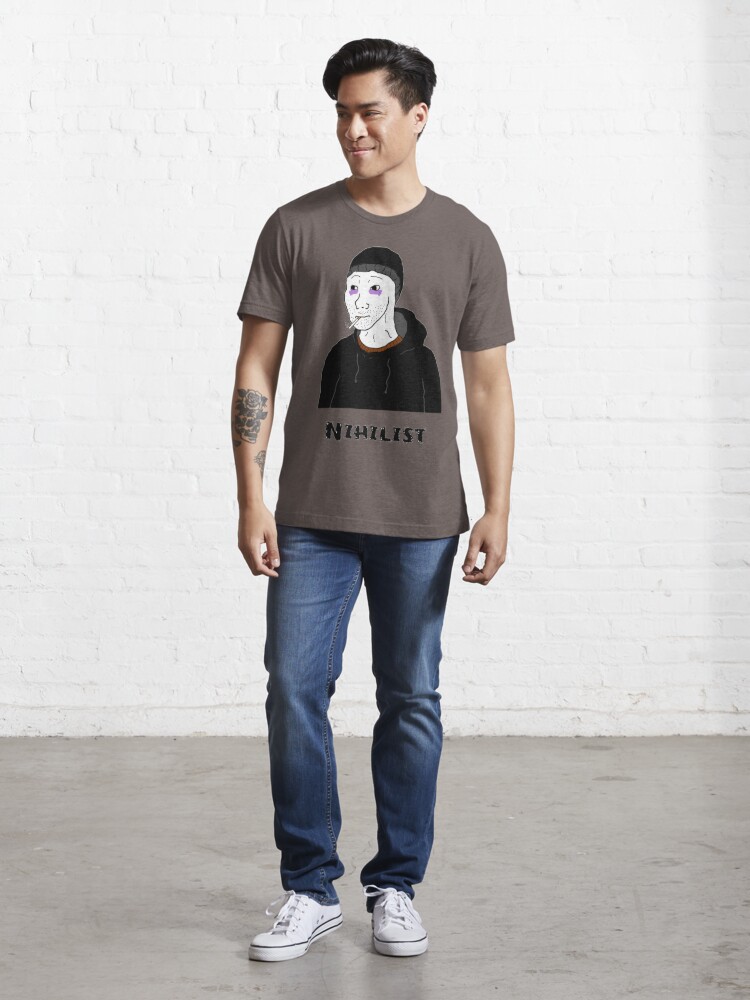 Doomer Wojak Meme Messy Boomer Doomed Nihilist T-Shirt