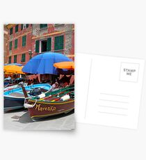 Vernazza Boats Postcards