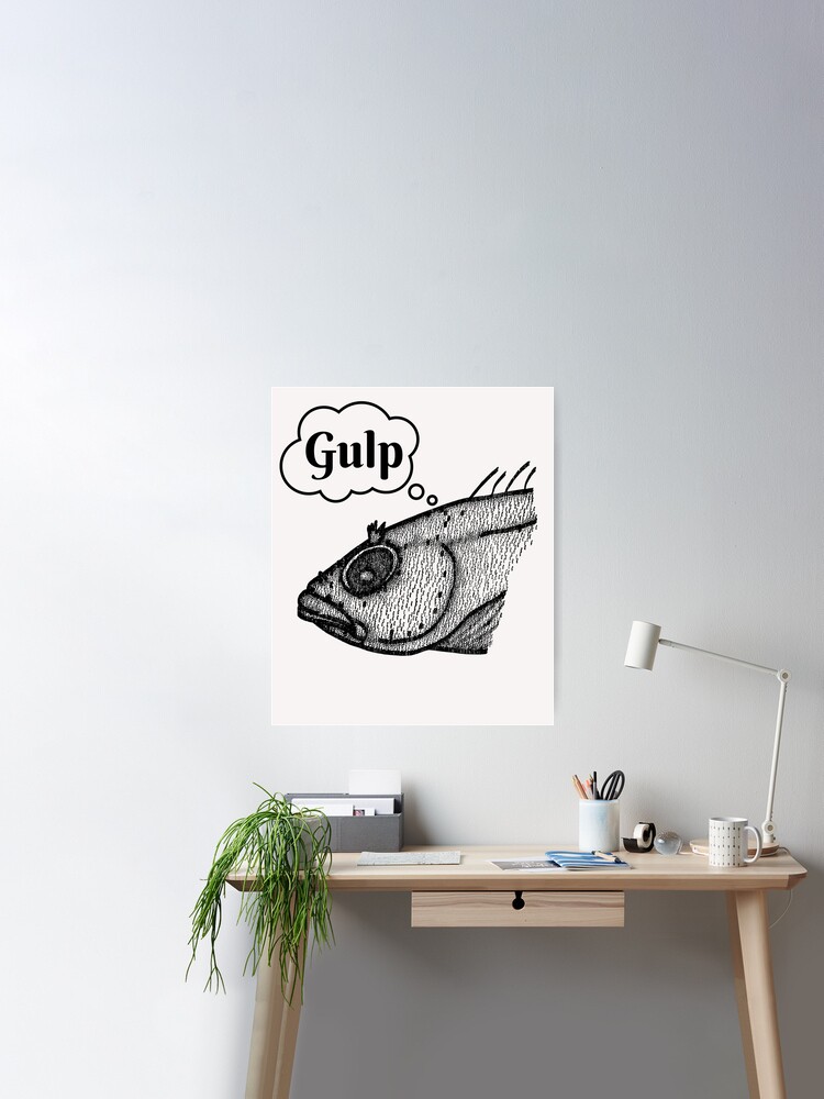 Gulp Fish Poster for Sale by Willyboy16