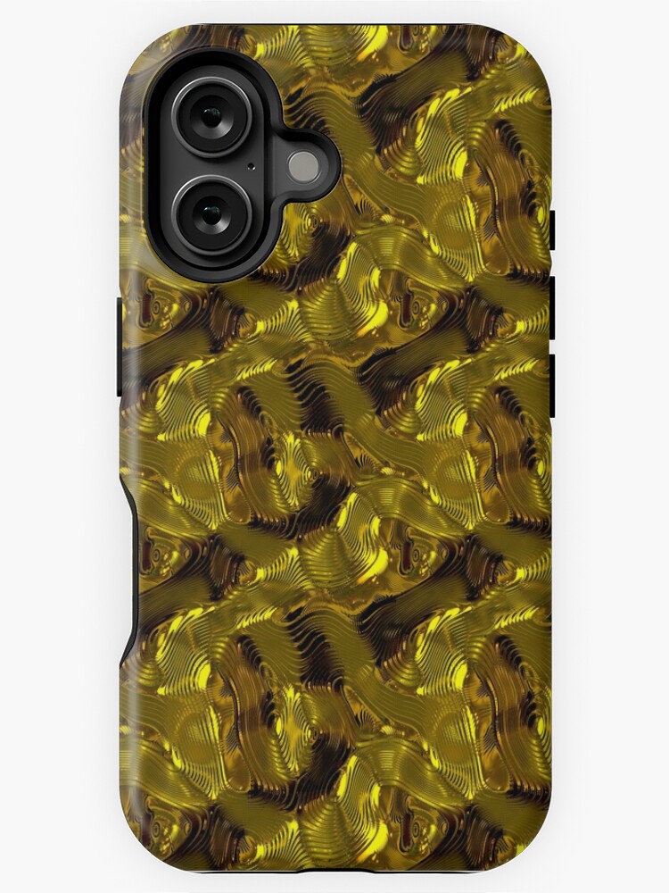 Thumbnail 1 of 4, iPhone Case, Decorative design ,pattern, textile,cover.Gold. designed and sold by starchim01.