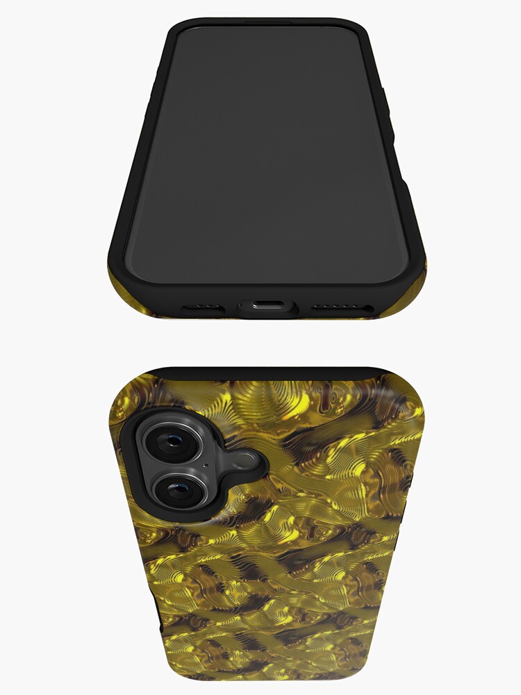 Thumbnail 3 of 4, iPhone Case, Decorative design ,pattern, textile,cover.Gold. designed and sold by starchim01.