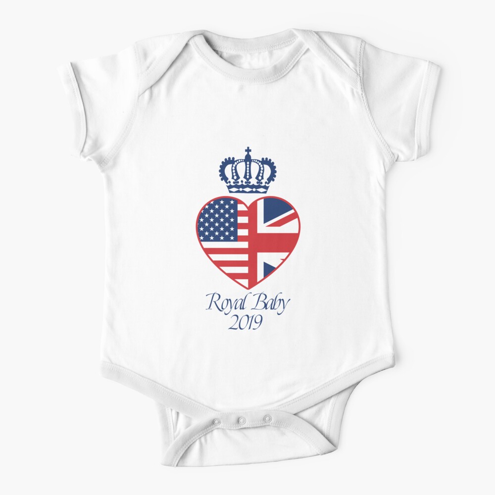 New Royal Baby 2019 Prince Harry and Meghan Markle Duke and Duchess of Sussex Baby One-Piece