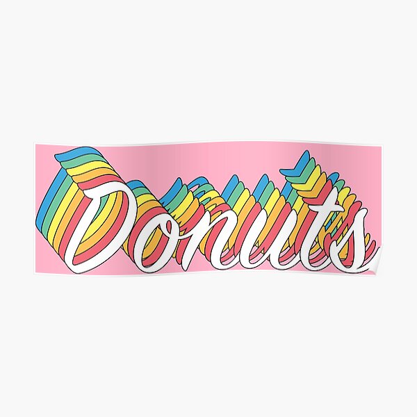 Poster Tumblr Donuts Redbubble