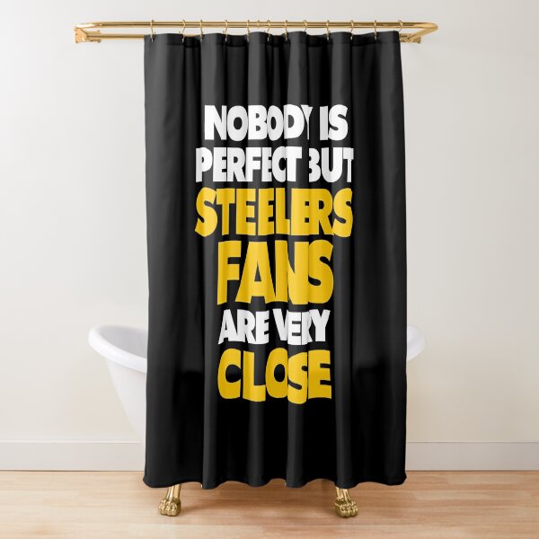 I wasnt born in Pennsylvania but I am Steelers fan until I am dead' Shower  Curtain for Sale by elhefe