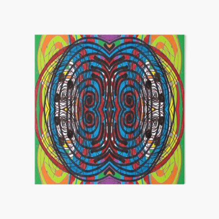 #Psychedelic #Art #Pattern Design #Abstract Decoration Creativity Illustration Bright Art Board Print