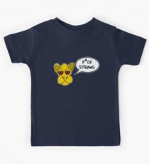 Kamel-Cartoon keine Strohhalme Kinder T-Shirt