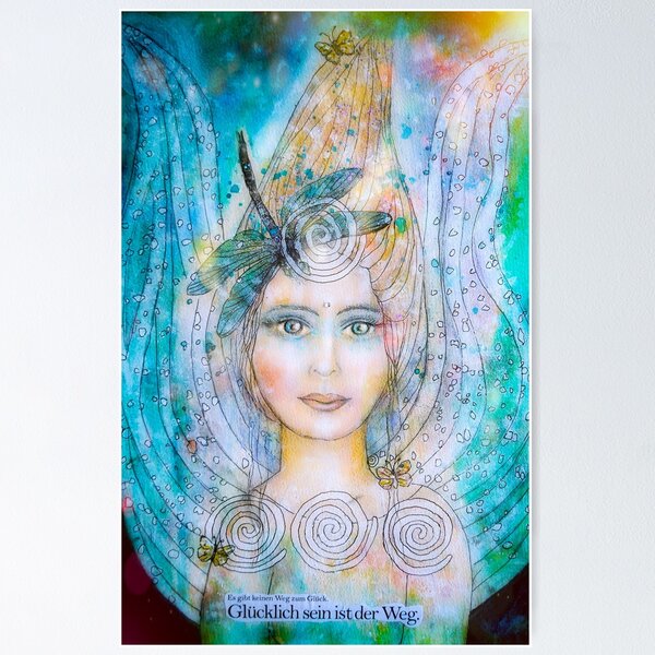 Priestess of the divine feminine - Let your light shine Art Print by Lila  Violet - Fine Art America