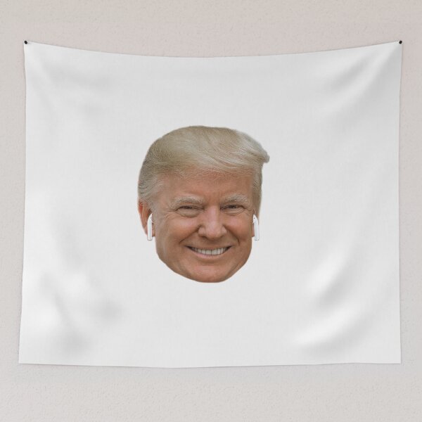 Item preview, Donald Trump Head Airpods designed and sold by AmericanArt.