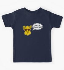 Kamele mögen auch keine Strohhalme Kinder T-Shirt